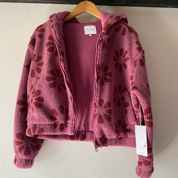 NWT✨ Women’s Hooded Teddy Jacket 🧸 - Picture 6 of 6